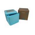 Epe Usa Insulated Cold Shipping Box with Foam Cooler 16.375inx 16.375in x 16in Inside Dimensions BLUECOOLER-15"